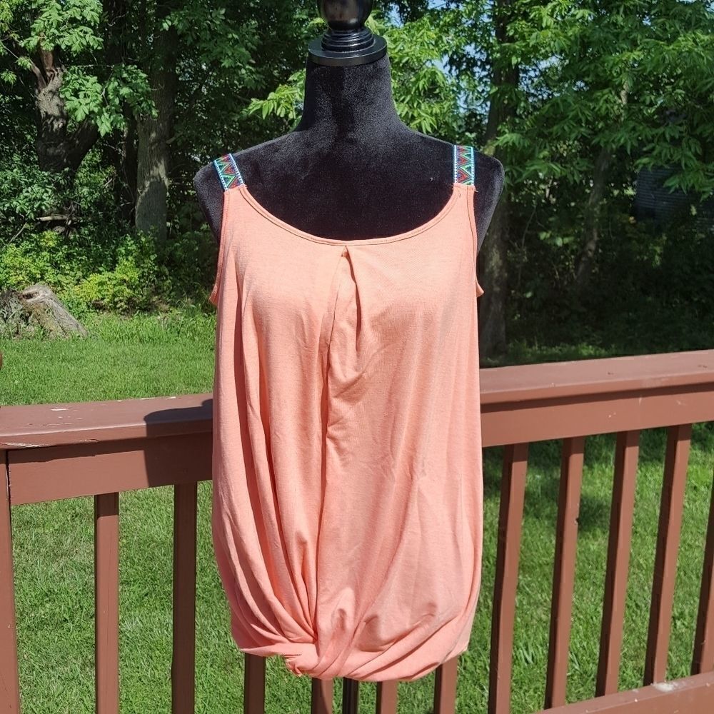 Hiistandd Women's Comfy Casual Sleeveless V Neck Twist Knotted Tank Top Shirt,